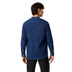 chemise travail bleue