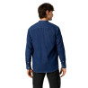 chemise travail bleue