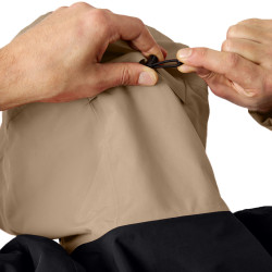 veste travail imperméable beige 