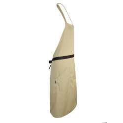 Tablier beige cuisine 
