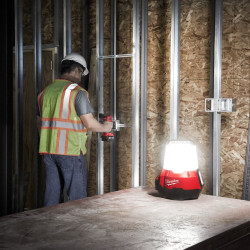 éclairage de chantier sur batterie