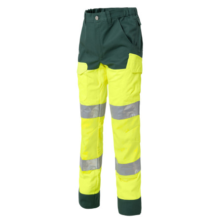 Pantalon jaune haute visiblité
