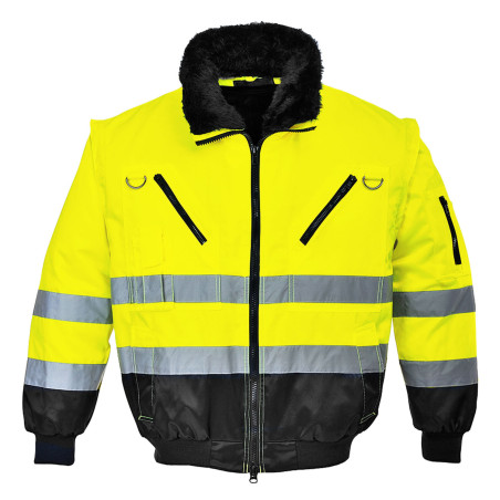 blouson 3 en 1 haute visibilité
