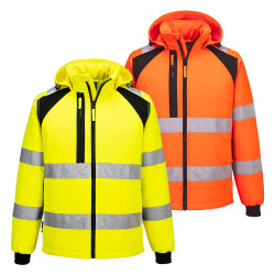 veste haute visibilité softshell