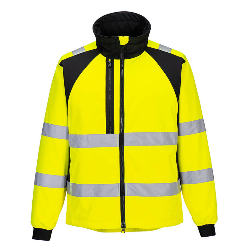 softshell hautes visibilité femme
