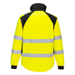 softshell haute visibilité homme