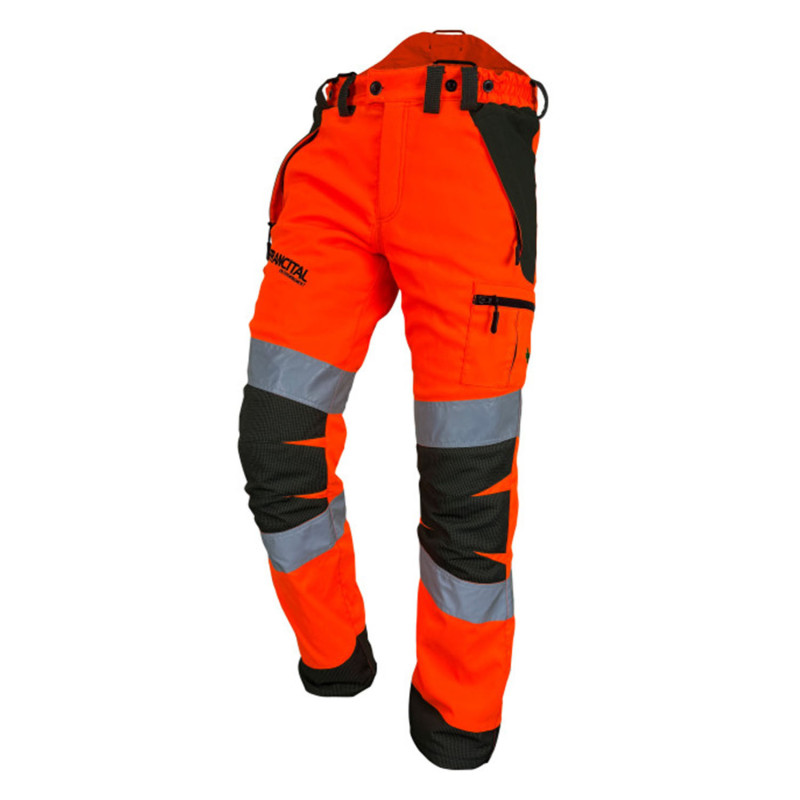 Pantalon anti coupure haute visibilité 
