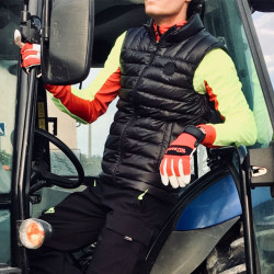 gilet duvet réversible de travail
