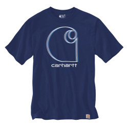 T-shirt de travail bleu