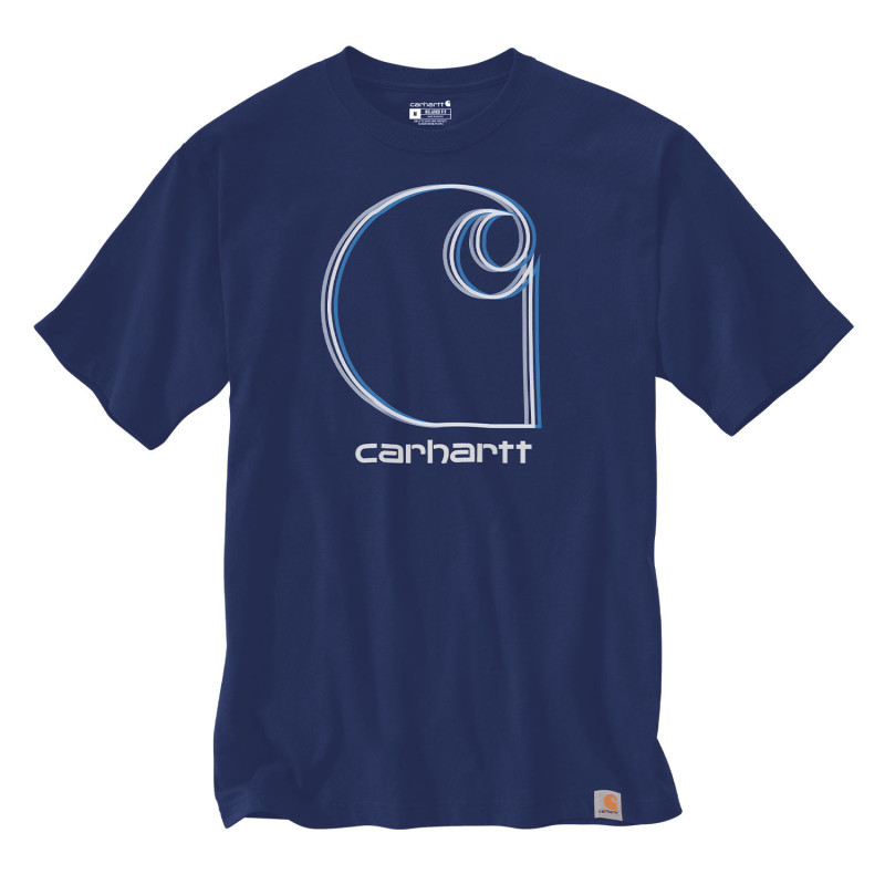 T-shirt de travail bleu