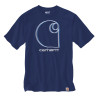 T-shirt de travail bleu