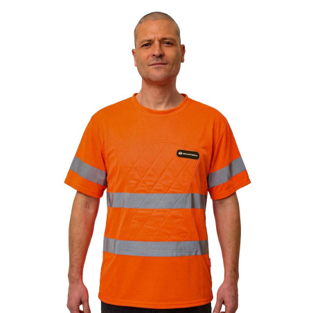 T-shirt haute visibilité rafraîchissant homme