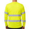 T-shirt haute visibilité rafraîchissant jaune fluo
