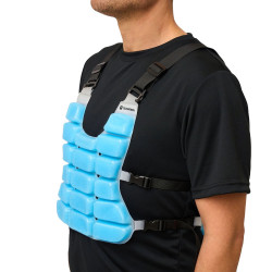 Plastron de travail réfrigérant homme