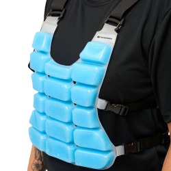 Plastron de travail réfrigérant femme