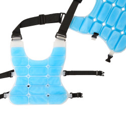 Plastron de travail rafraîchissant chaleur