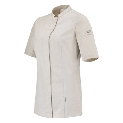 veste de cuisine beige femme