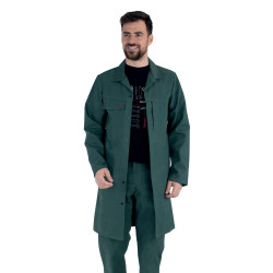 Blouse de travail verte