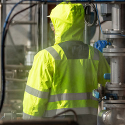 Parka atex haute visibilité jaune