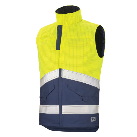 Gilet atex jaune haute visibilité