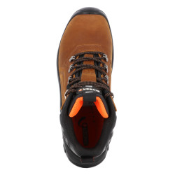 chaussures de sécurité en cuir