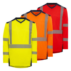 T-shirt travail fluo
