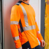T-shirt haute visibilité orange fluo