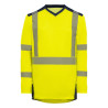 T-shirt haute visibilité jaune fluo