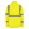 softshell haute visibilité jaune fluo 