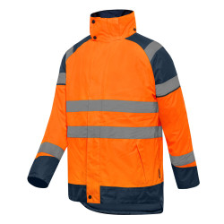 Parka haute visibilité protection froid