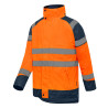 Parka haute visibilité protection froid