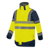 Parka haute visibilité jaune fluo 