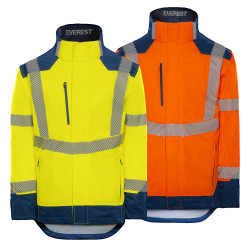 Veste de pluie haute visibilité
