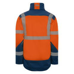 Veste de pluie haute visibilité respirante