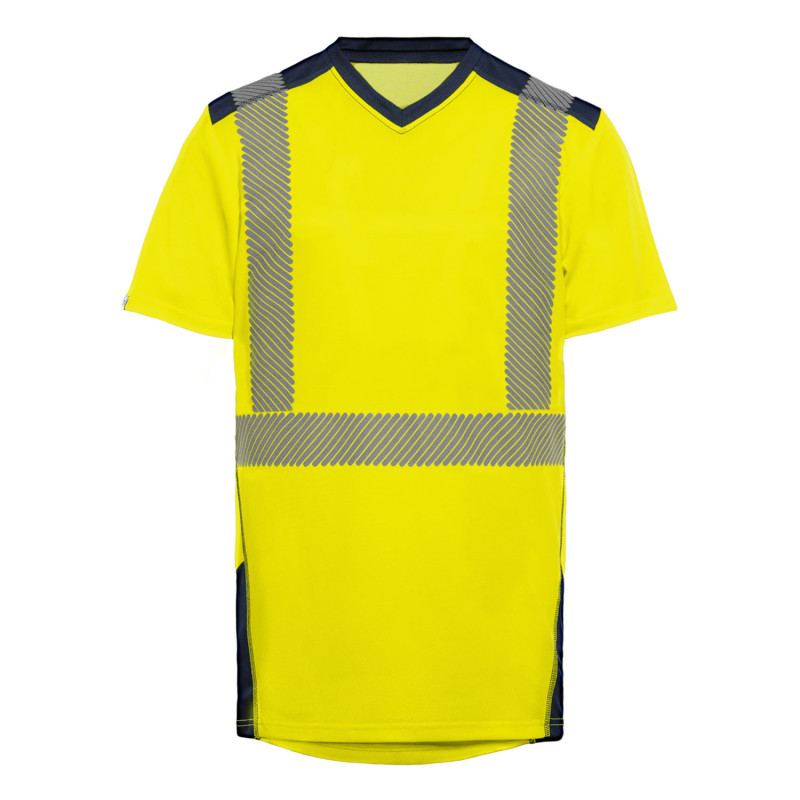 tee shirt haute visibilité jaune 