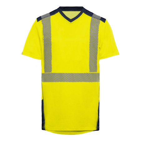 tee shirt haute visibilité jaune 