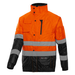 Blouson haute visibilité multipoches