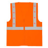 Gilet led haute visibilité orange fluo