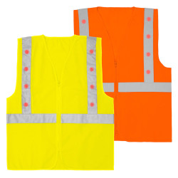 Gilet haute visibilité LED t2s