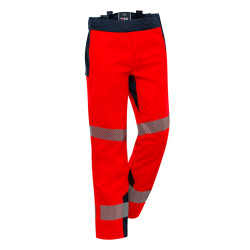 pantalon zone atex rouge fluo