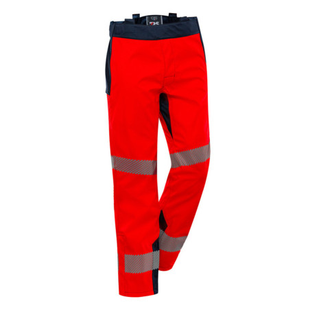 pantalon zone atex rouge fluo