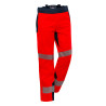 pantalon zone atex rouge fluo