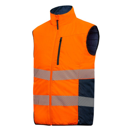 Bodywarmer haute visibilité femme