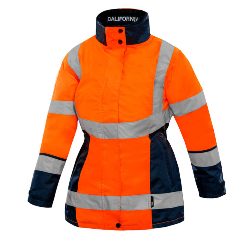 Parka haute visibilité femme isolante