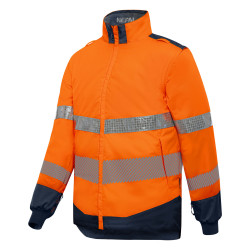 Veste de froid haute visibilité respirante