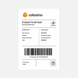 Étiquette de retour Colissimo