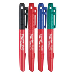 Lot de 4 marqueurs Milwaukee 