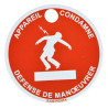 Macaron appareil condamné pour consignation