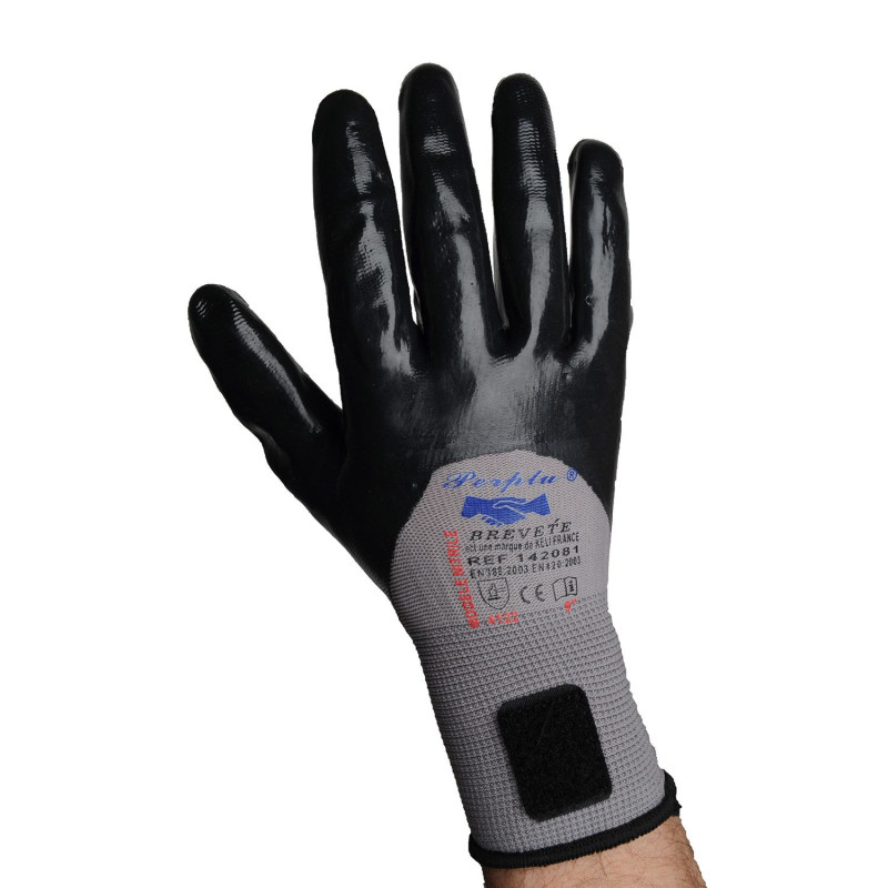 Gants de mécanicien pour milieux humides et huileux | Gants protection