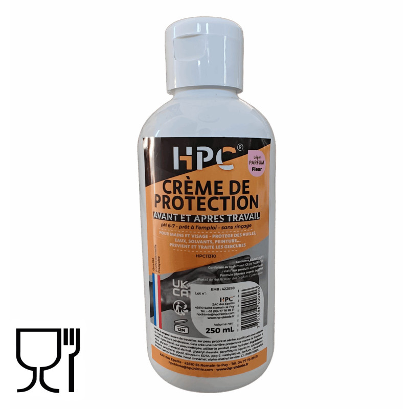 Crème protectrice main travail